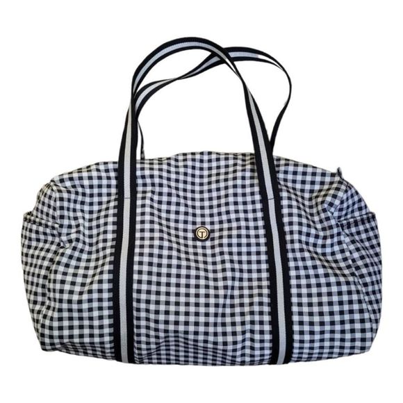 Talbots Handbags - T by Talbots Black And White Duffle Bag Clean, Like New😍💙